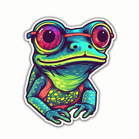 Frog Vinyl Decal Sticker for Car, Laptop, Tumbler and more # 006496