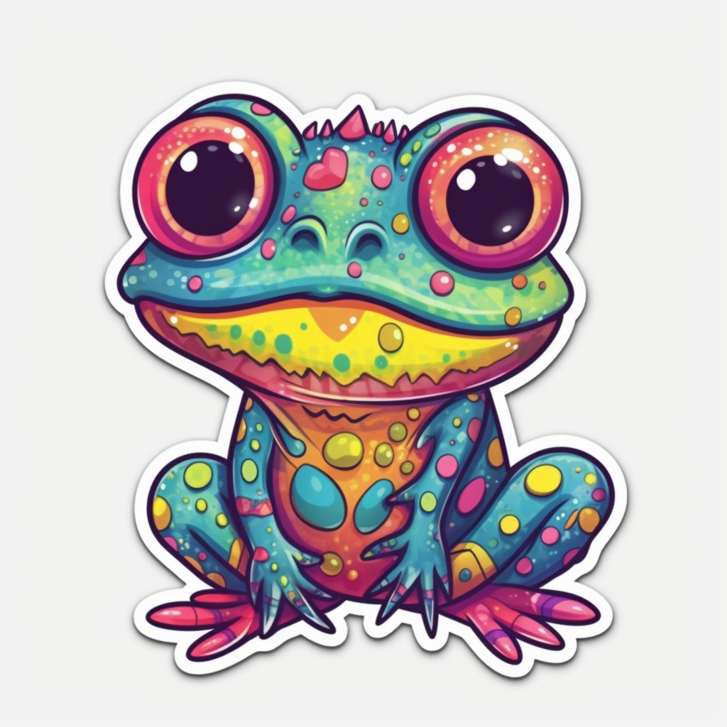 Frog Vinyl Decal Sticker for Car, Laptop, Tumbler and more # 006454