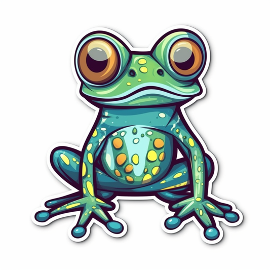Frog Vinyl Decal Sticker for Car, Laptop, Tumbler and more # 006487