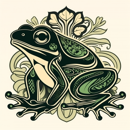 Frog Vinyl Decal Sticker for Car, Laptop, Tumbler and more # 006511