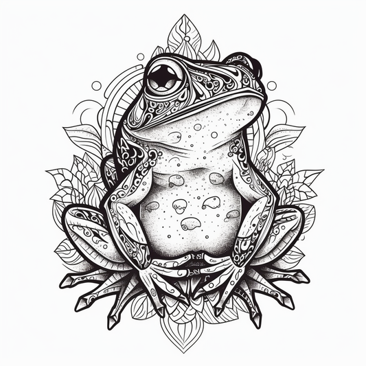 Frog Vinyl Decal Sticker for Car, Laptop, Tumbler and more # 006466