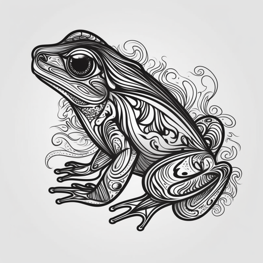 Frog Vinyl Decal Sticker for Car, Laptop, Tumbler and more # 006471
