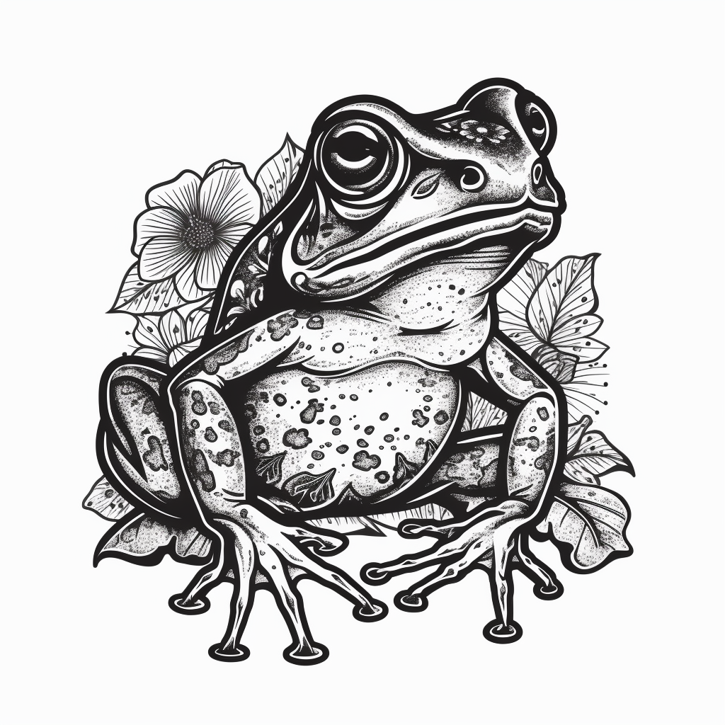 Frog Vinyl Decal Sticker for Car, Laptop, Tumbler and more # 006455