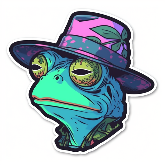 Frog Vinyl Decal Sticker for Car, Laptop, Tumbler and more # 006482