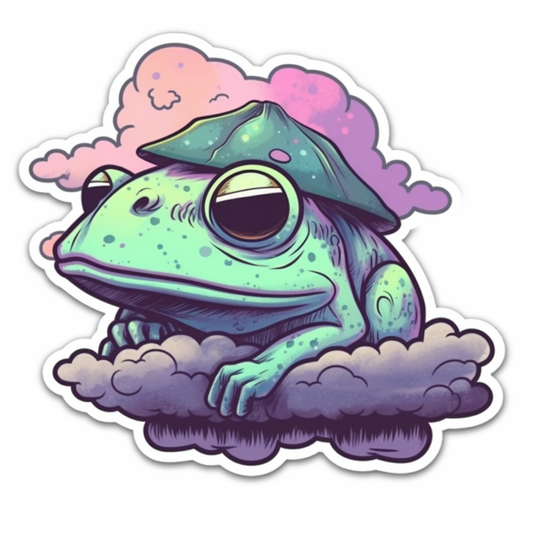 Frog Vinyl Decal Sticker for Car, Laptop, Tumbler and more # 006469