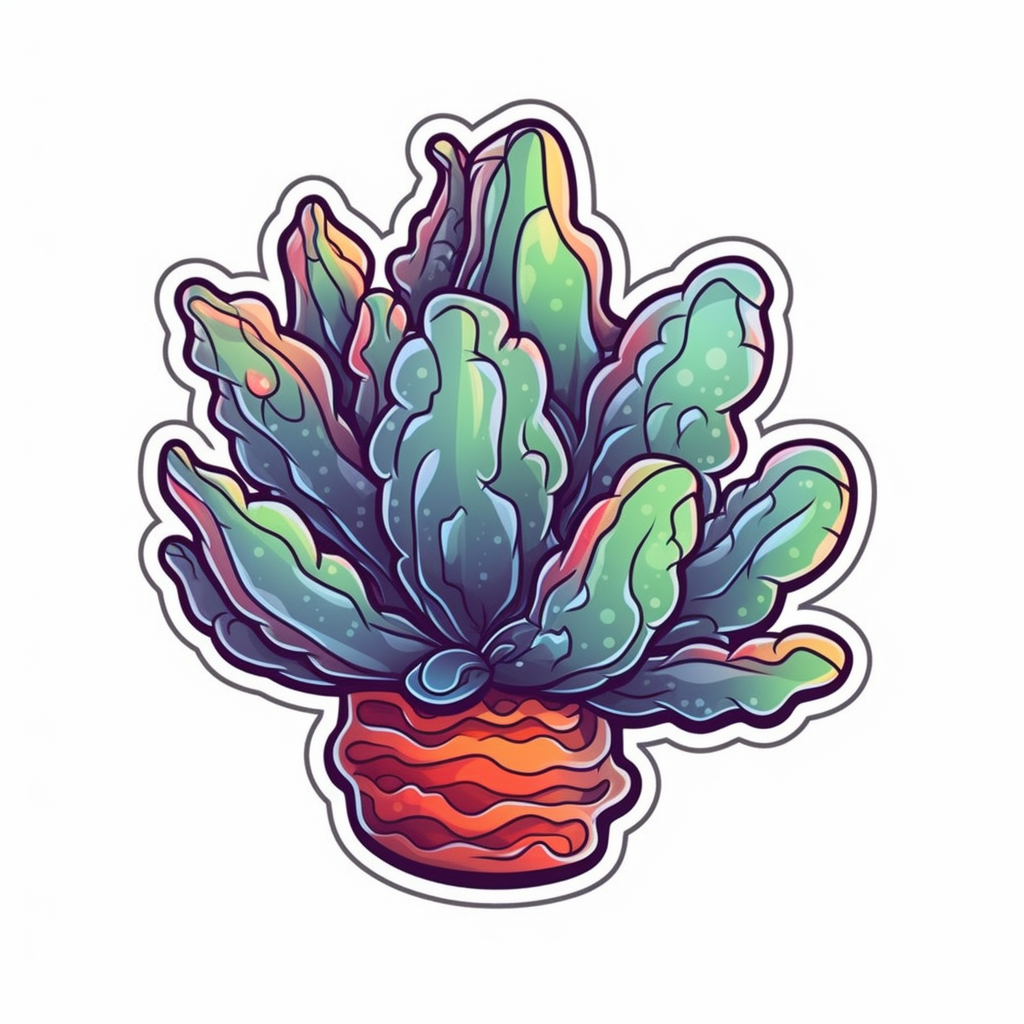 Gasteria Succulent Vinyl Decal Sticker for Car, Laptop, Tumbler and more # 006607