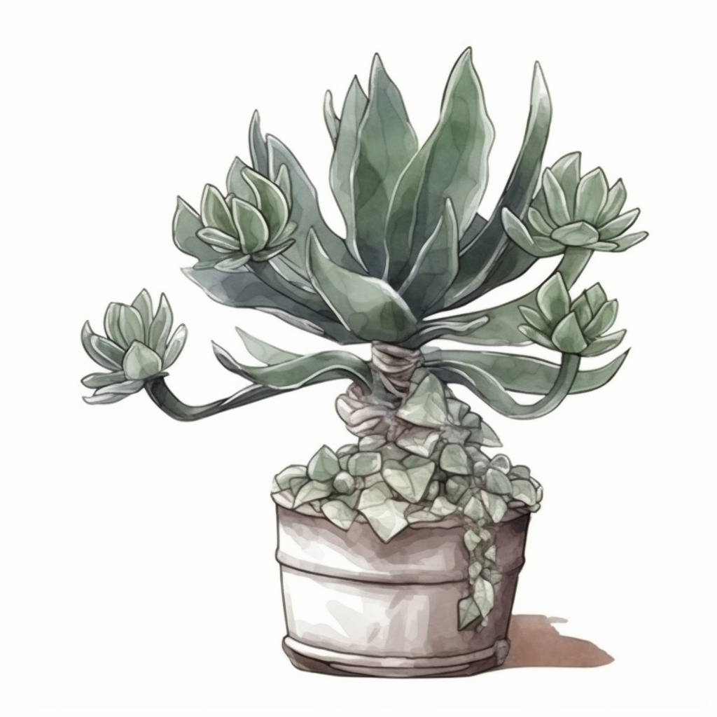 Gasteria Succulent Vinyl Decal Sticker for Car, Laptop, Tumbler and more # 006598