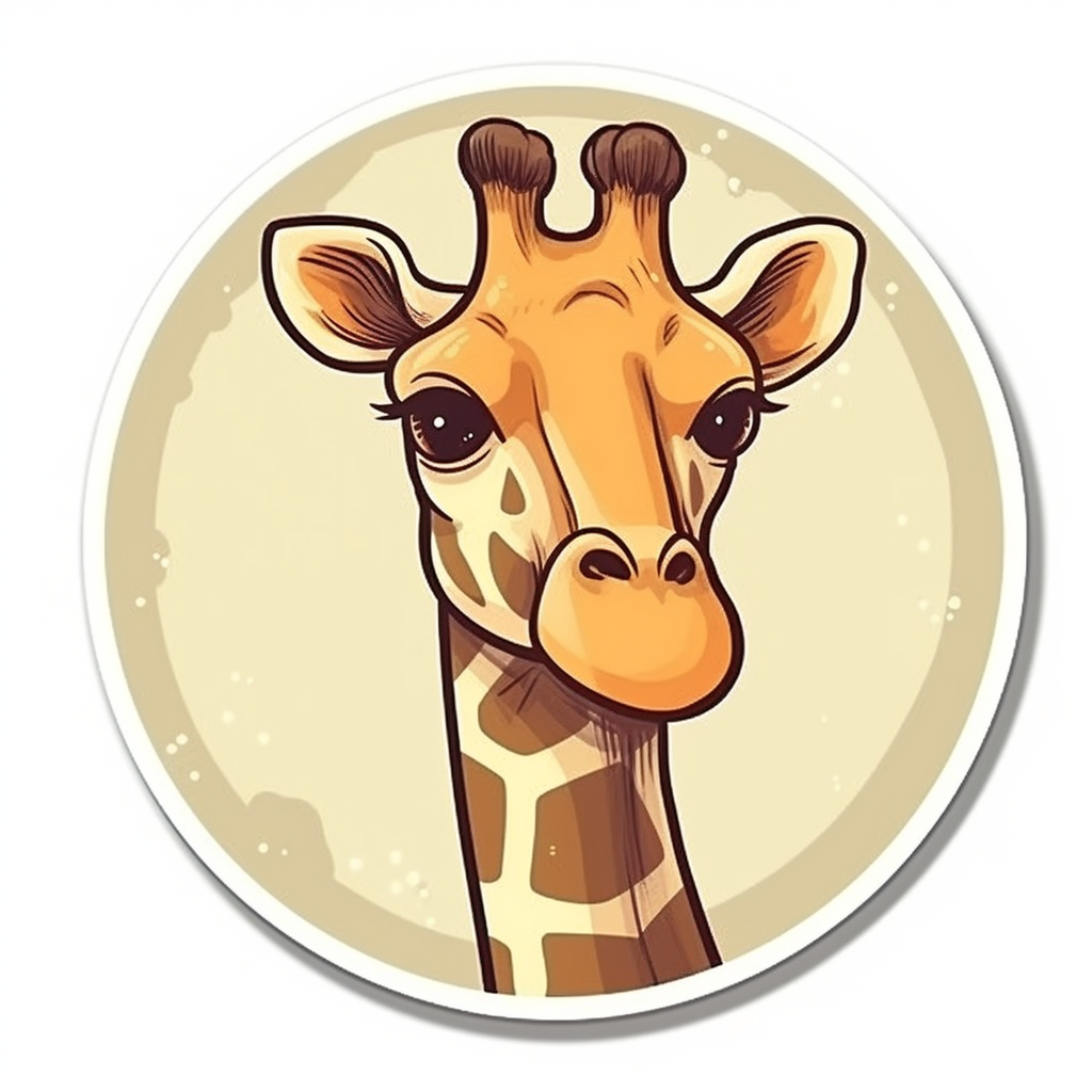 Giraffe Vinyl Decal Sticker for Car, Laptop, Tumbler and more # 001762