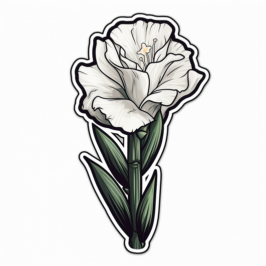 Gladiolus Flower Vinyl Decal Sticker for Car, Laptop, Tumbler and more # 006162