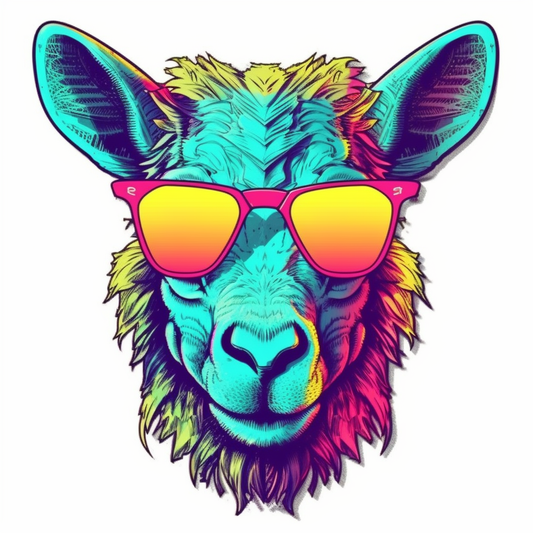 Goat Vinyl Decal Sticker for Car, Laptop, Tumbler and more # 005741