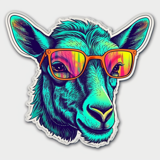 Goat Vinyl Decal Sticker for Car, Laptop, Tumbler and more # 005898