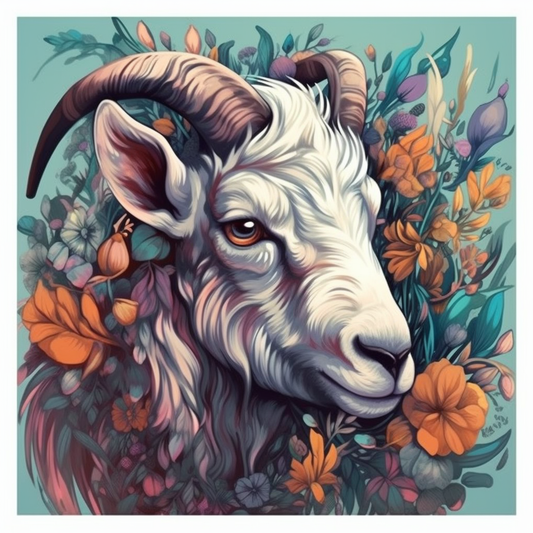 Goat Vinyl Decal Sticker for Car, Laptop, Tumbler and more # 005880