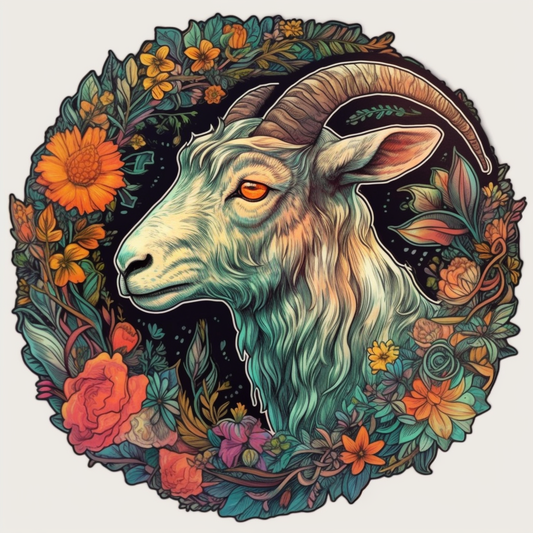 Goat Vinyl Decal Sticker for Car, Laptop, Tumbler and more # 005872