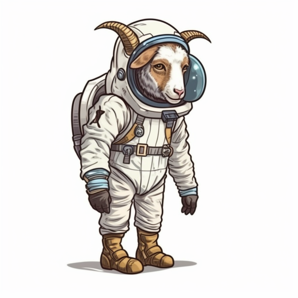 Goat Vinyl Decal Sticker for Car, Laptop, Tumbler and more # 005914