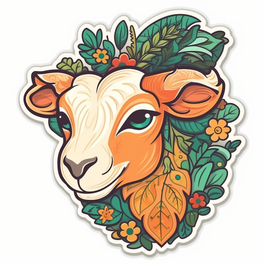 Goat Vinyl Decal Sticker for Car, Laptop, Tumbler and more # 005857