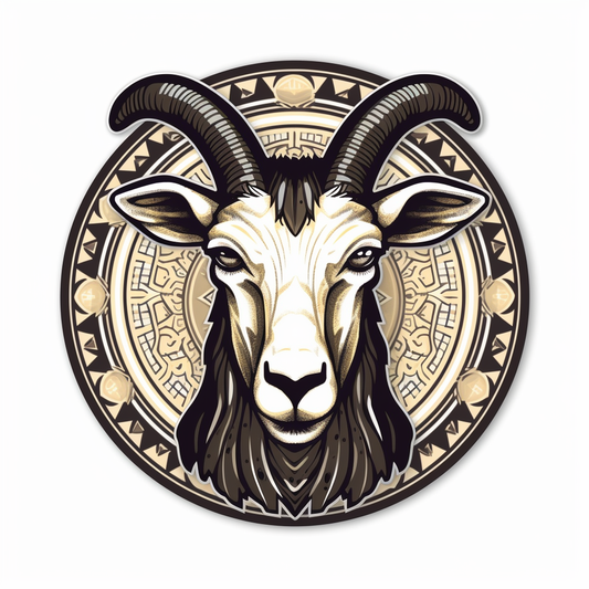 Goat Vinyl Decal Sticker for Car, Laptop, Tumbler and more # 005767
