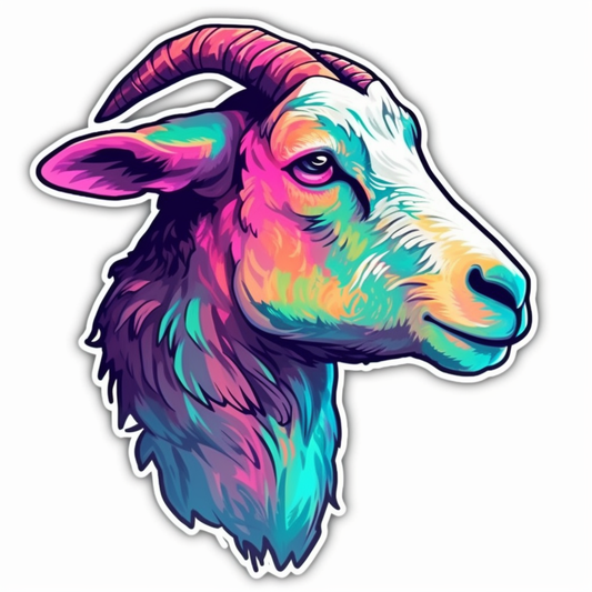 Goat Vinyl Decal Sticker for Car, Laptop, Tumbler and more # 005874