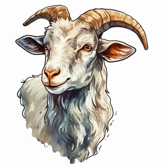 Goat Vinyl Decal Sticker for Car, Laptop, Tumbler and more # 005889