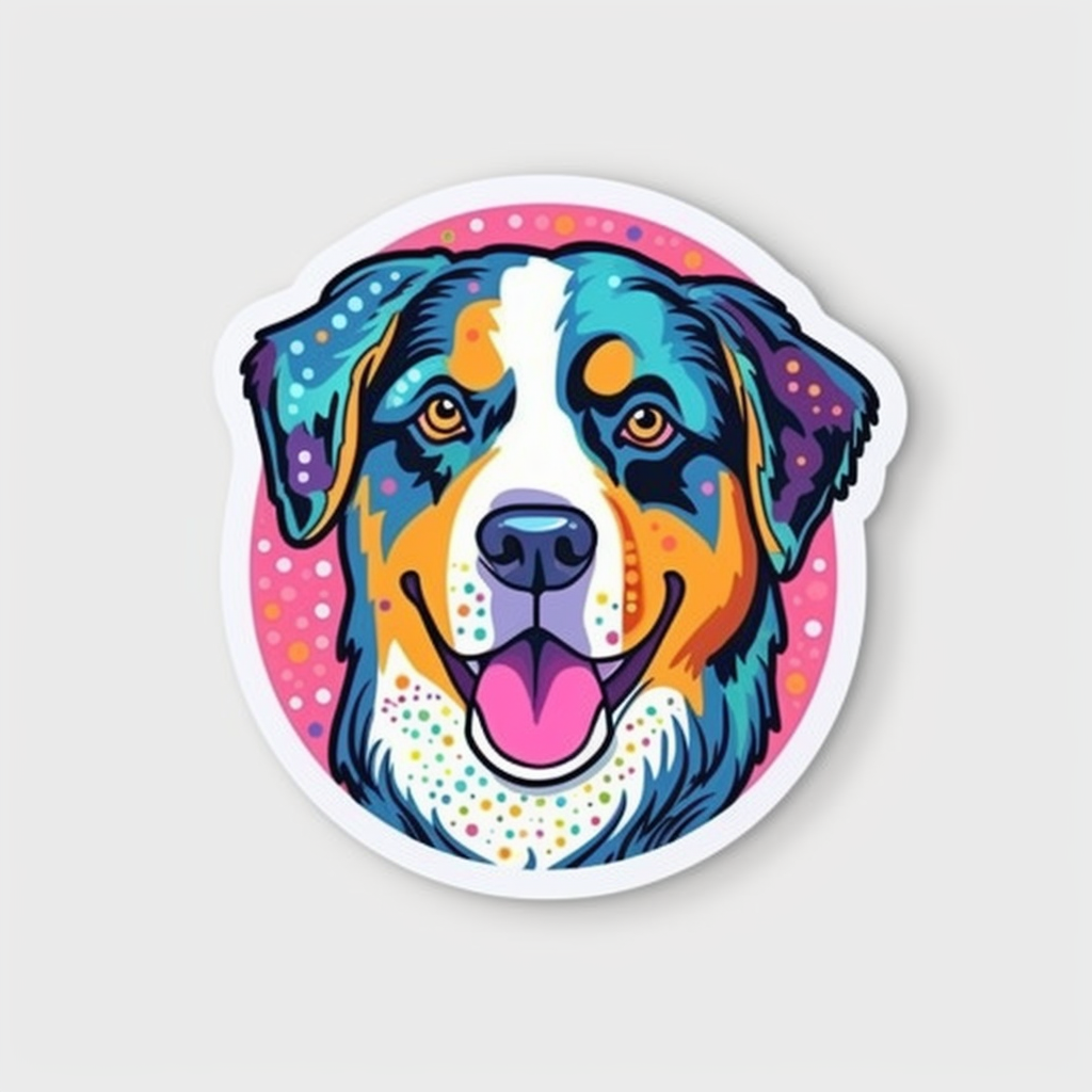 Greater Swiss Mountain Dog Vinyl Decal Sticker for Car, Laptop, Tumbler and more # 007661