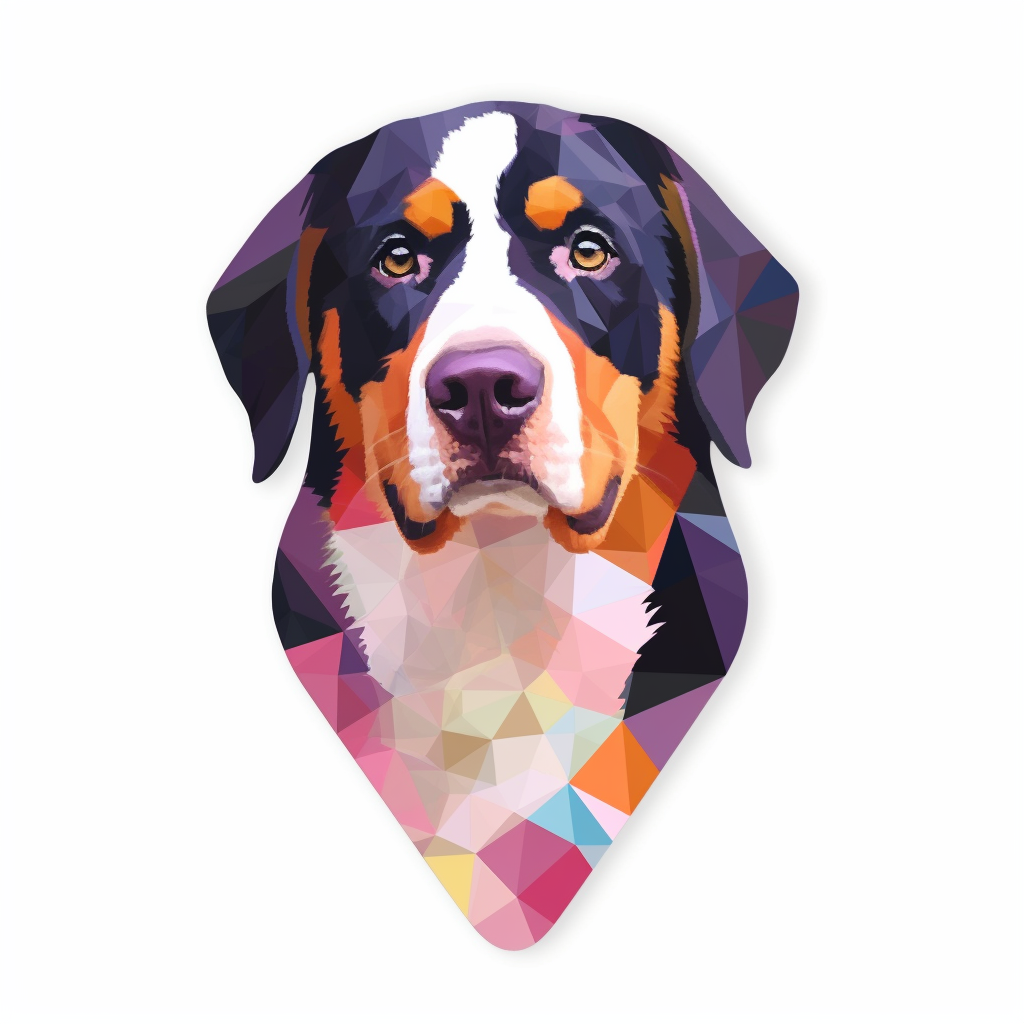 Greater Swiss Mountain Dog Vinyl Decal Sticker for Car, Laptop, Tumbler and more # 007685