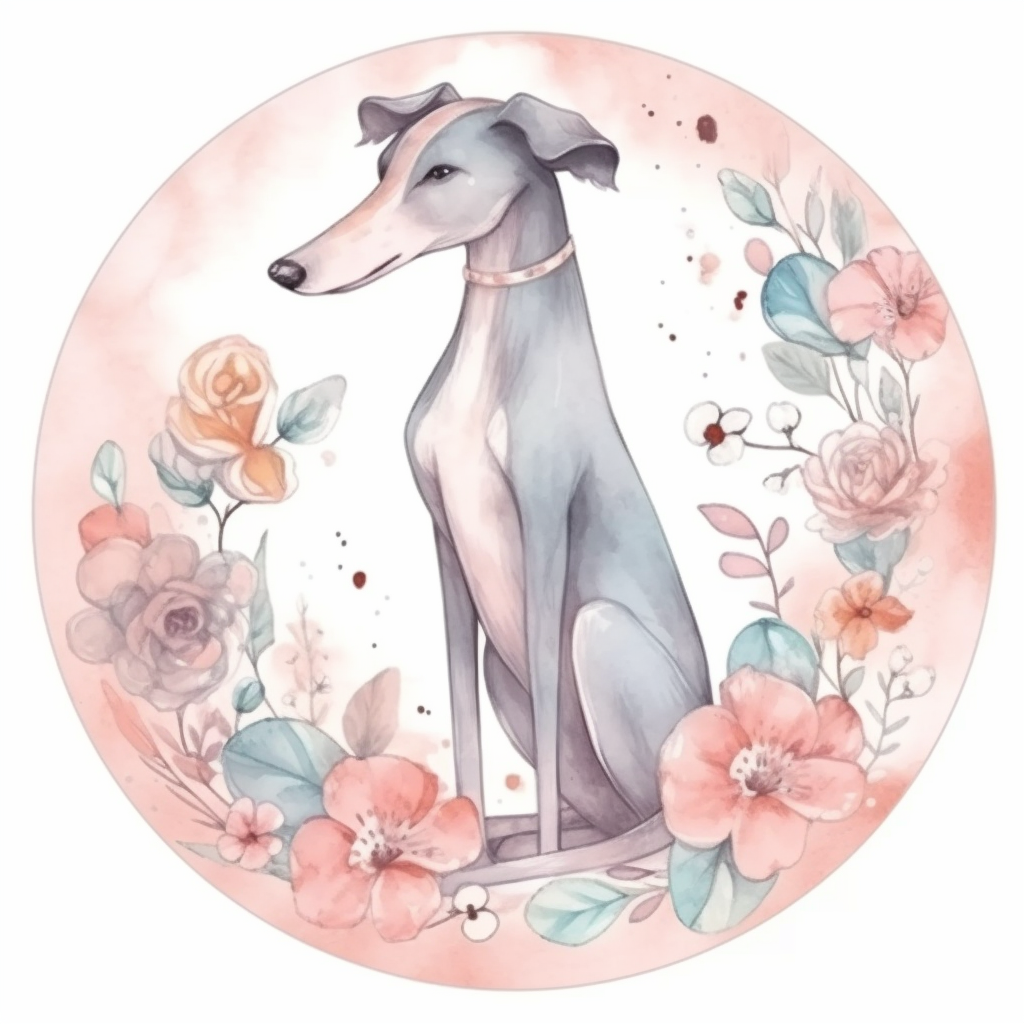 Greyhound Dog Vinyl Decal Sticker for Car, Laptop, Tumbler and more # 007810