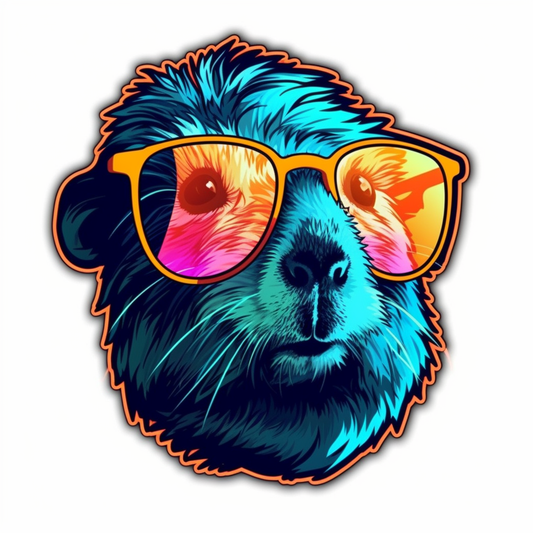Guinea Pig Vinyl Decal Sticker for Car, Laptop, Tumbler and more # 005451