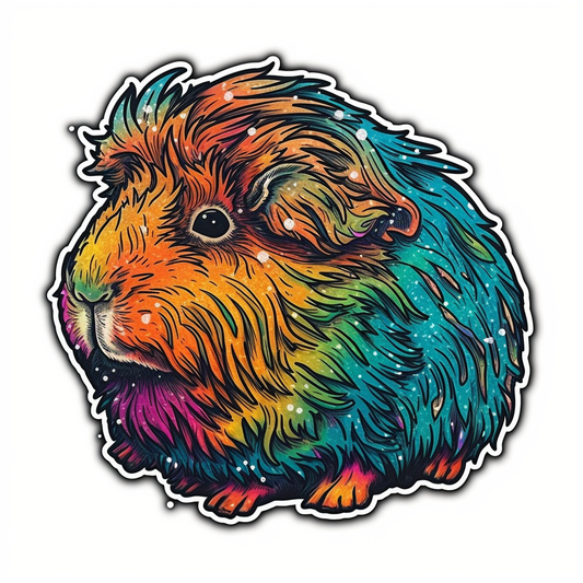 Guinea Pig Vinyl Decal Sticker for Car, Laptop, Tumbler and more # 005506