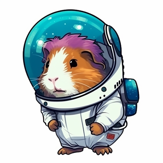 Guinea Pig Vinyl Decal Sticker for Car, Laptop, Tumbler and more # 005497