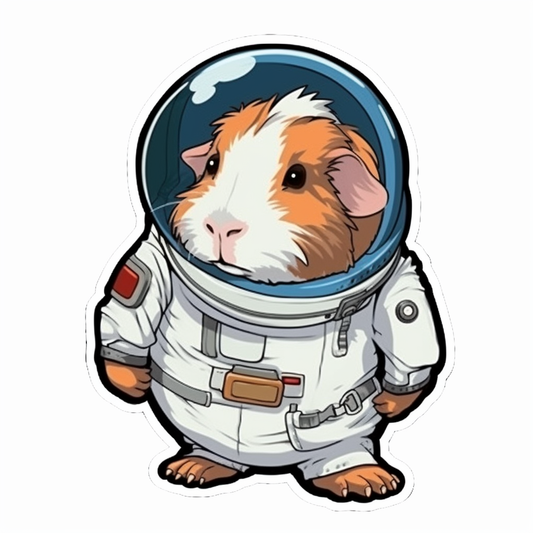 Guinea Pig Vinyl Decal Sticker for Car, Laptop, Tumbler and more # 005431