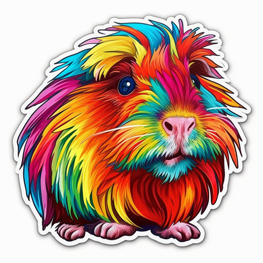 Guinea Pig Vinyl Decal Sticker for Car, Laptop, Tumbler and more # 005503