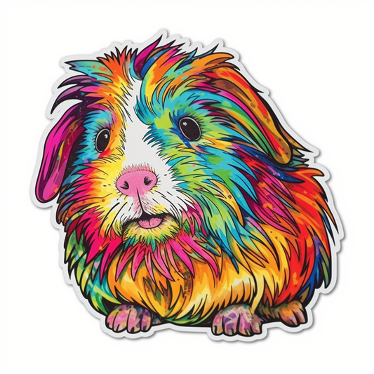 Guinea Pig Vinyl Decal Sticker for Car, Laptop, Tumbler and more # 005450