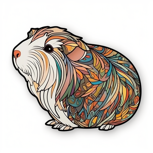 Guinea Pig Vinyl Decal Sticker for Car, Laptop, Tumbler and more # 005437