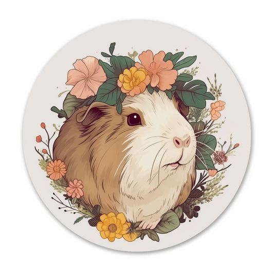 Guinea Pig Vinyl Decal Sticker for Car, Laptop, Tumbler and more # 005606