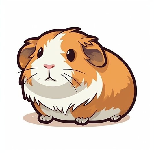 Guinea Pig Vinyl Decal Sticker for Car, Laptop, Tumbler and more # 005498