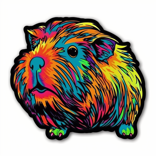 Guinea Pig Vinyl Decal Sticker for Car, Laptop, Tumbler and more # 005549