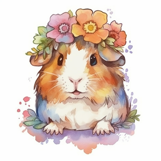 Guinea Pig Vinyl Decal Sticker for Car, Laptop, Tumbler and more # 005547