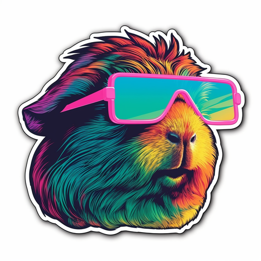 Guinea Pig Vinyl Decal Sticker for Car, Laptop, Tumbler and more # 005530