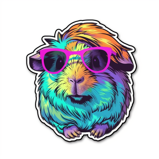 Guinea Pig Vinyl Decal Sticker for Car, Laptop, Tumbler and more # 005453