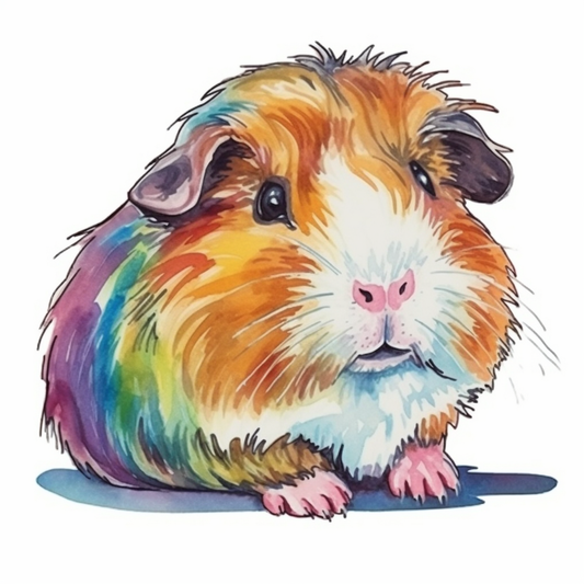 Guinea Pig Vinyl Decal Sticker for Car, Laptop, Tumbler and more # 005448