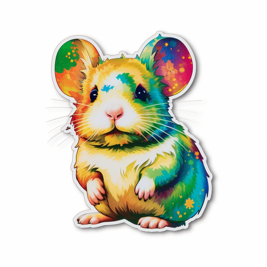 Hamster Vinyl Decal Sticker for Car, Laptop, Tumbler and more # 005631