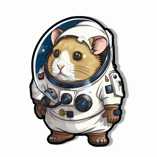Hamster Vinyl Decal Sticker for Car, Laptop, Tumbler and more # 005628