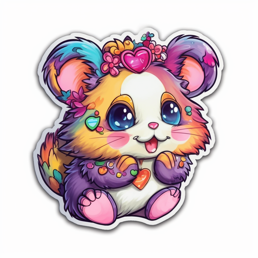 Hamster Vinyl Decal Sticker for Car, Laptop, Tumbler and more # 005566
