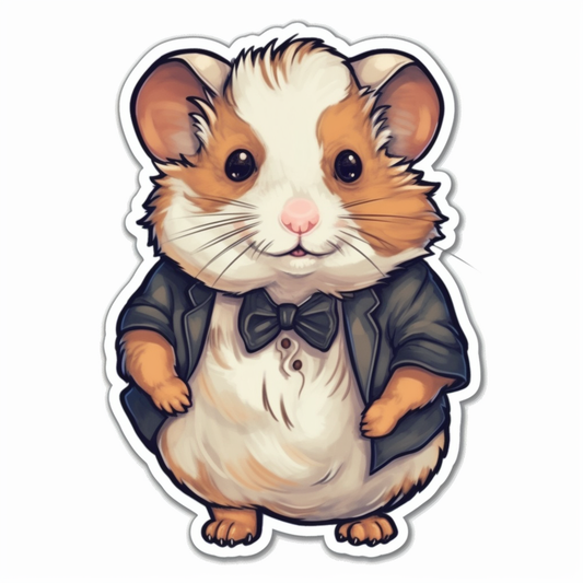 Hamster Vinyl Decal Sticker for Car, Laptop, Tumbler and more # 005447