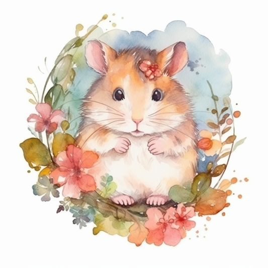 Hamster Vinyl Decal Sticker for Car, Laptop, Tumbler and more # 005465