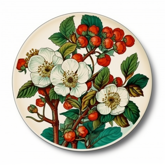 Hawthorn FLower Vinyl Decal Sticker for Car, Laptop, Tumbler and more # 006261