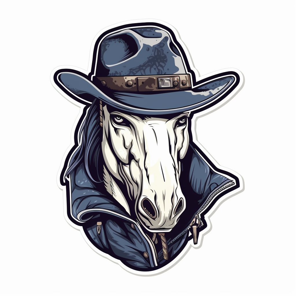 Horse Vinyl Decal Sticker for Car, Laptop, Tumbler and more # 00724