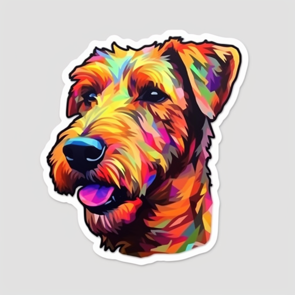 Irish Terrier Dog Vinyl Decal Sticker for Car, Laptop, Tumbler and more # 007648