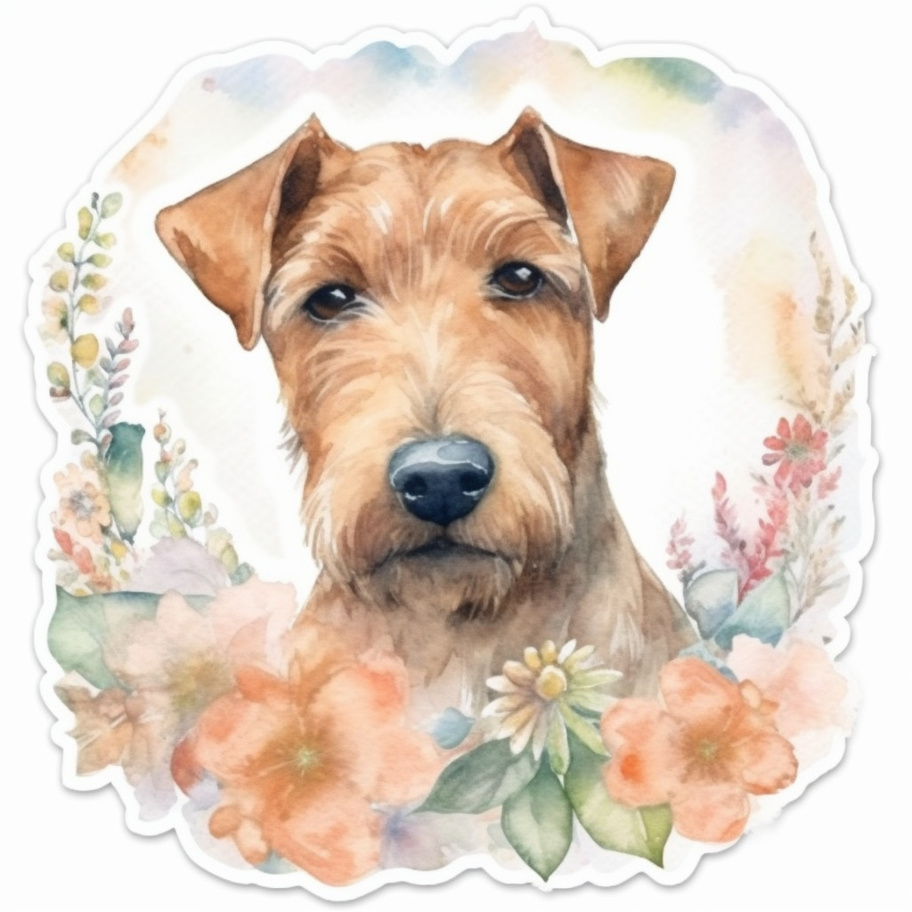 Irish Terrier Dog Vinyl Decal Sticker for Car, Laptop, Tumbler and more # 007657