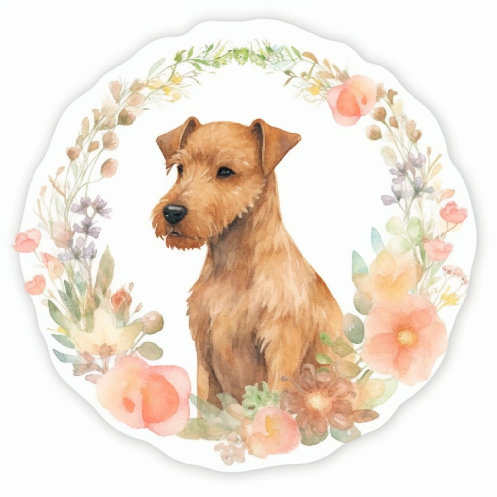 Irish Terrier Dog Vinyl Decal Sticker for Car, Laptop, Tumbler and more # 007641