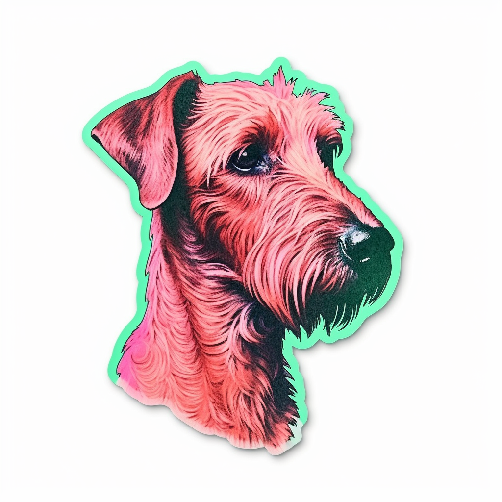 Irish Terrier Dog Vinyl Decal Sticker for Car, Laptop, Tumbler and more # 007649